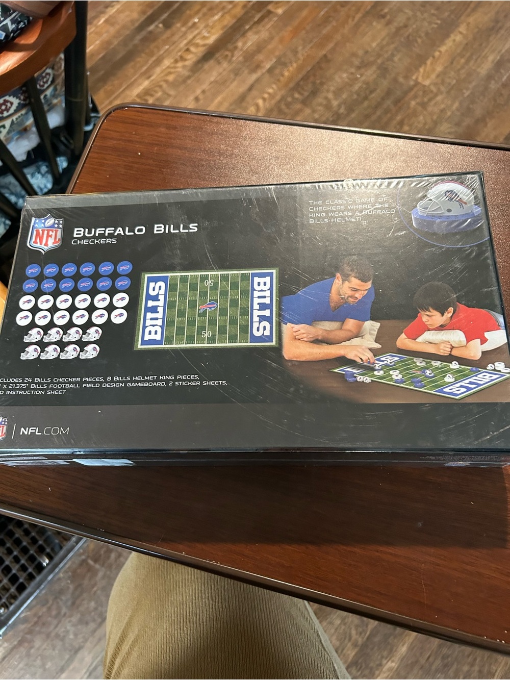 Buffalo David Bitton Buffalo Bills Checkers Set - Blue/White/Green NWT - Picture 4 of 5
